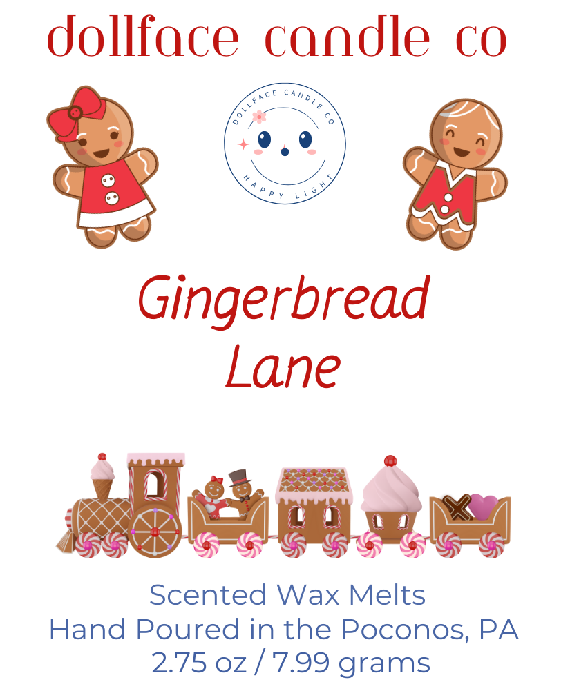 "Gingerbread Lane" wax melts, 2.75 oz