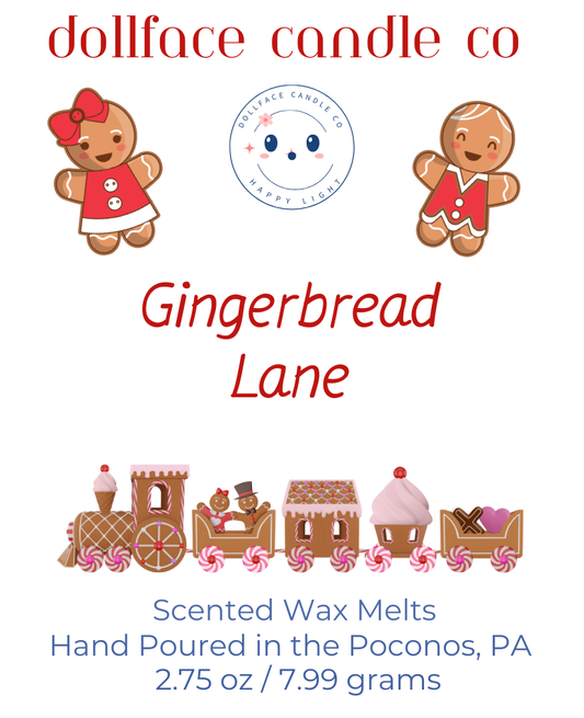 "Gingerbread Lane" wax melts, 2.75 oz