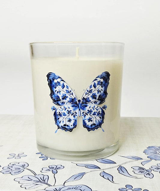 "Gingerbread Cookies" Chinoiserie, Botanical Soy/Coco Wax Candle (Large)