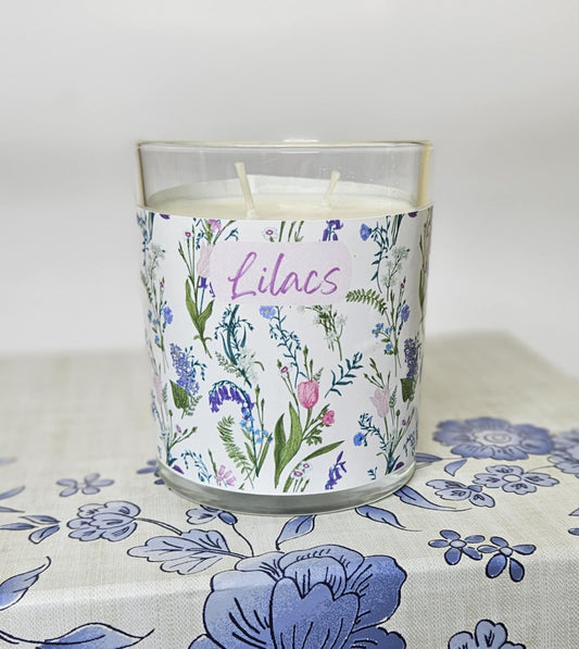 "Lilacs" Botanical Soy/Coco Wax Candle (Large)