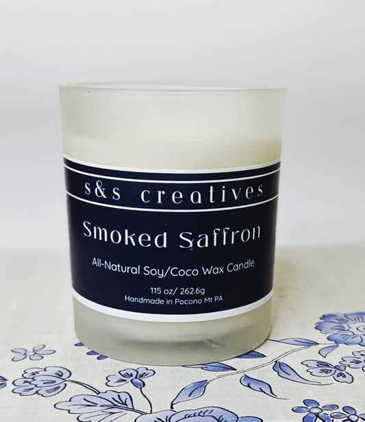 "Smoked Saffron"  Soy/Coco Candle Wax (Large)