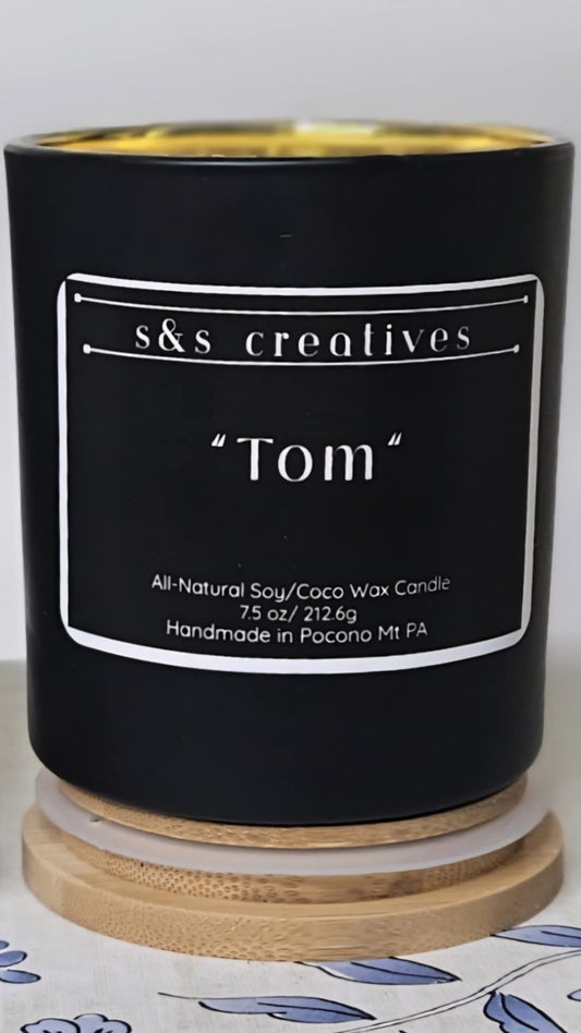 "Tom" Soy/Coco Wax Candle (7.5 oz)